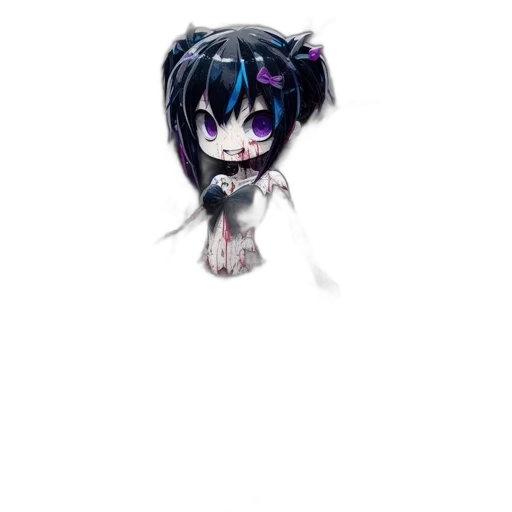 creature, staff, mask, face, anime, pixel art, cartoon, concept art transparent PNG cut-out