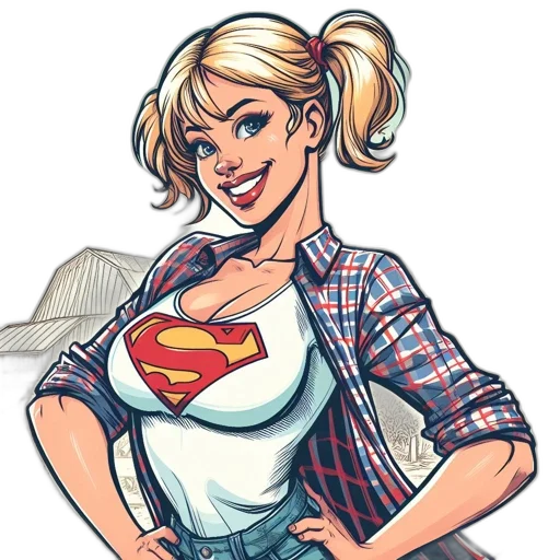 comic book art, cartoon, concept art, pixel art, animated, female, character, looking transparent PNG cut-out
