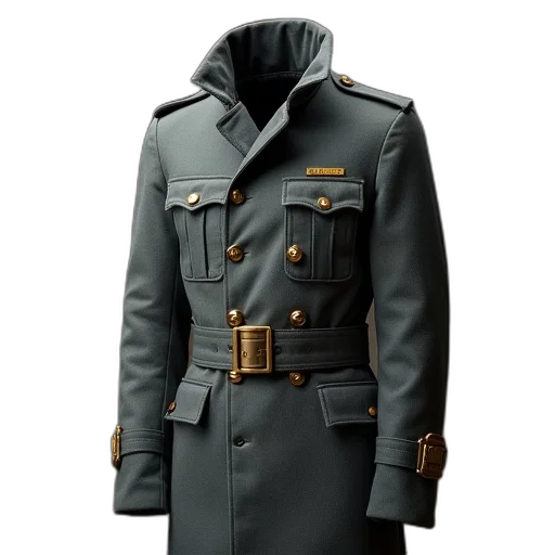jacket, staff, dress, hat transparent PNG cut-out