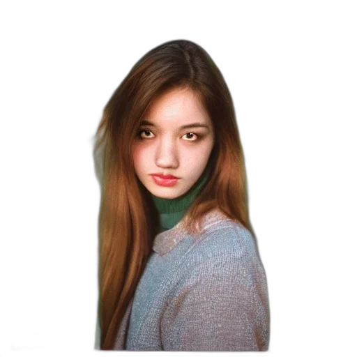 face, hair, creature, mask transparent PNG cut-out