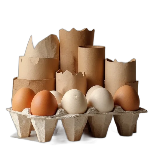 food, crown, 3d render, photorealistic transparent PNG cut-out