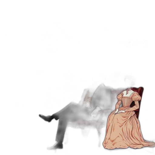 dress, creature, mask, jacket, concept art, photorealistic, pixel art, watercolor transparent PNG cut-out
