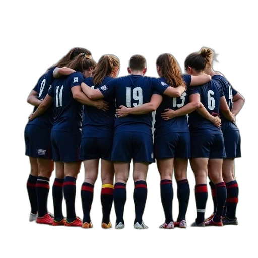 scotland, team, gather, huddle transparent PNG cut-out
