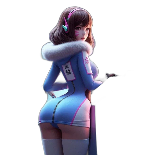 dress, jacket, robot, staff, concept art, fantasy art, cyberpunk, anime transparent PNG cut-out