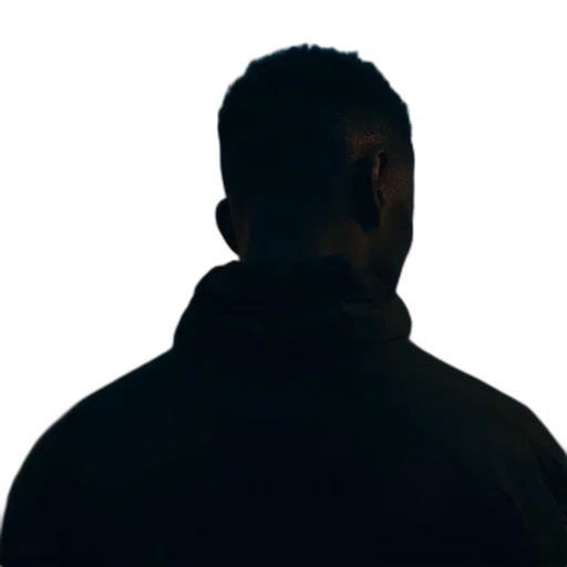 jacket, face, staff, mask, 3d render, photorealistic, concept art, neon lights transparent PNG cut-out