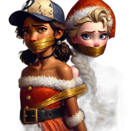 mask, concept art, fantasy art, comic book art, pixel art, snow, golden, two transparent PNG cut-out
