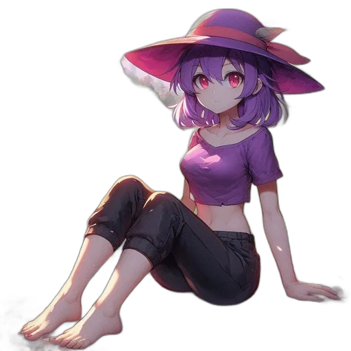 hat, staff, creature, dress, anime, pixel art, concept art, fantasy art transparent PNG cut-out