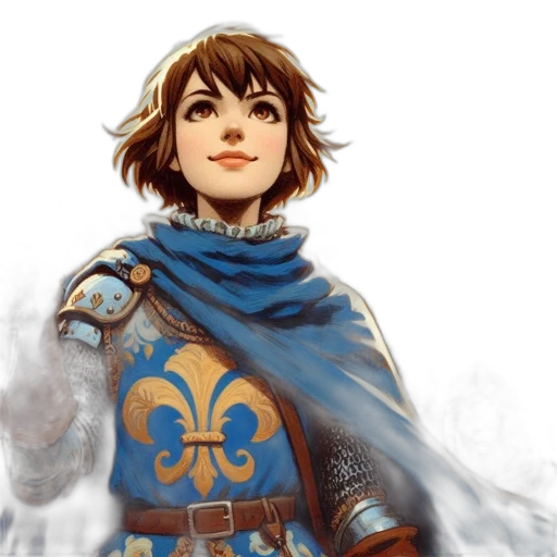 sword, face, staff, fantasy art, concept art, pixel art, comic book art, blue transparent PNG cut-out