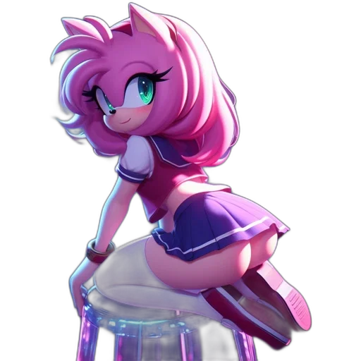 dress, staff, robot, creature, concept art, 3d render, vaporwave, pixel art transparent PNG cut-out