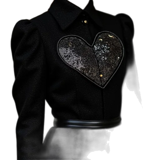 jacket, dress, jewelry, 3d render transparent PNG cut-out