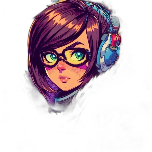face, mask, robot, jacket, cyberpunk, anime, concept art, fantasy art transparent PNG cut-out