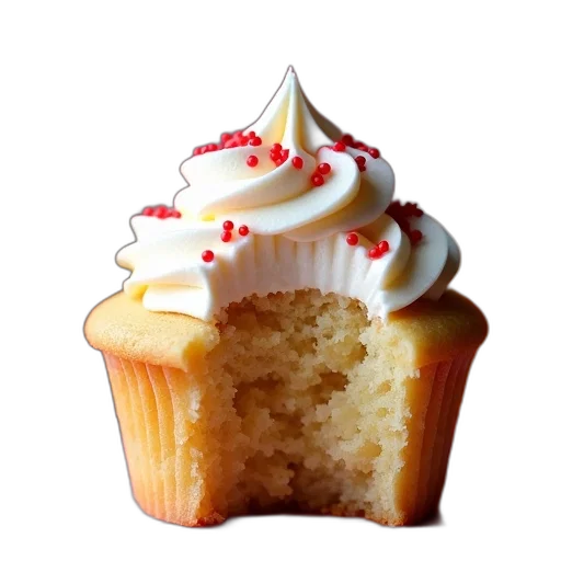 food, crown, 3d render, photorealistic, close-up, view, cupcake, swirl transparent PNG cut-out