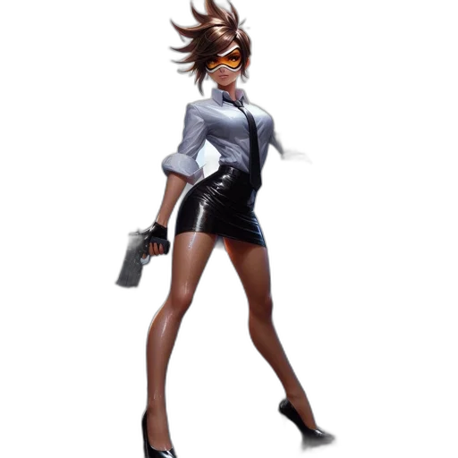 staff, dress, jacket, weapon, concept art, 3d render, cartoon, comic book art transparent PNG cut-out