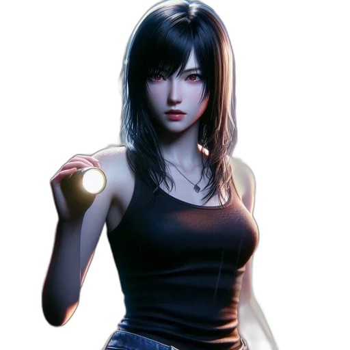 concept art, photorealistic, comic book art, fantasy art, animated, figure, stands, under transparent PNG cut-out