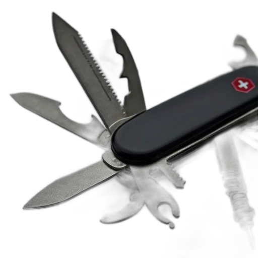 weapon, staff, close-up, image, swiss, army, knife, tools transparent PNG cut-out