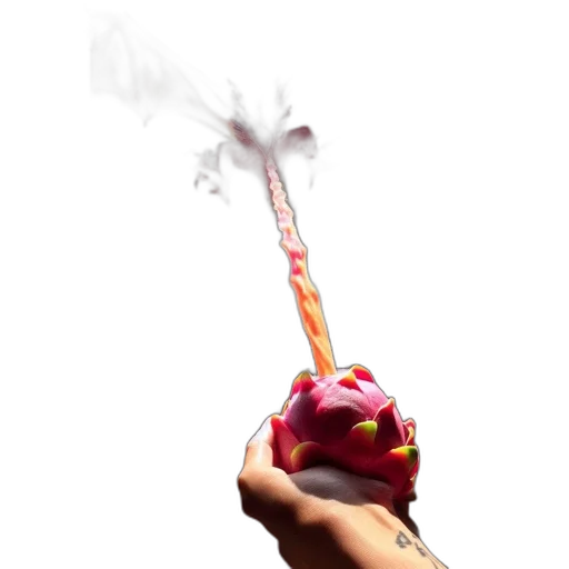 staff, weapon, food, umbrella, 3d render, photorealistic, concept art, fire transparent PNG cut-out