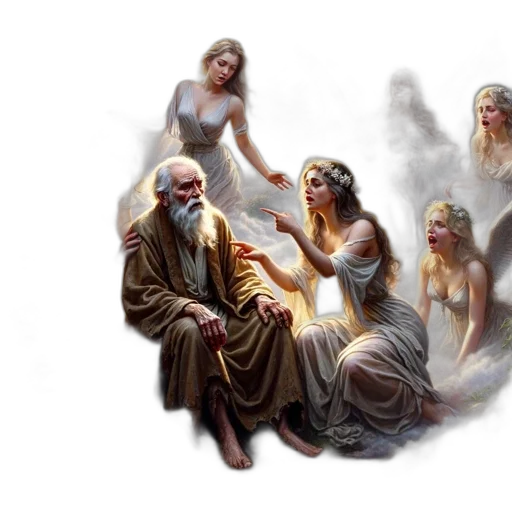 concept art, fantasy art, oil painting, photorealistic, snow, fire, fog, underwater transparent PNG cut-out