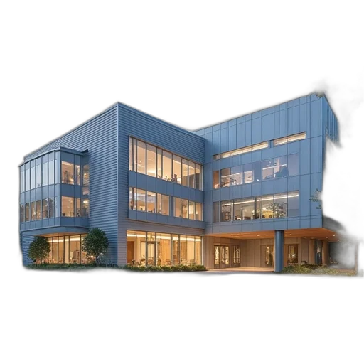 building, 3d render, photorealistic, concept art transparent PNG cut-out
