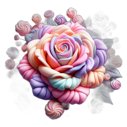 flower, crown, jewelry, hat, photorealistic, 3d render, watercolor, fantasy art transparent PNG cut-out
