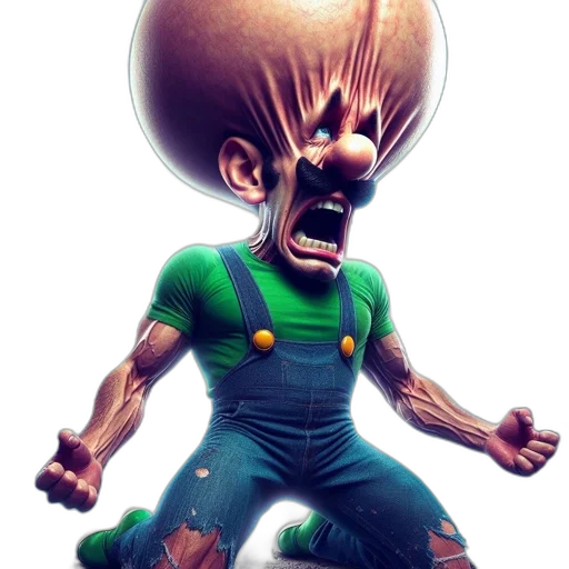 creature, mask, face, staff, concept art, 3d render, comic book art, fantasy art transparent PNG cut-out