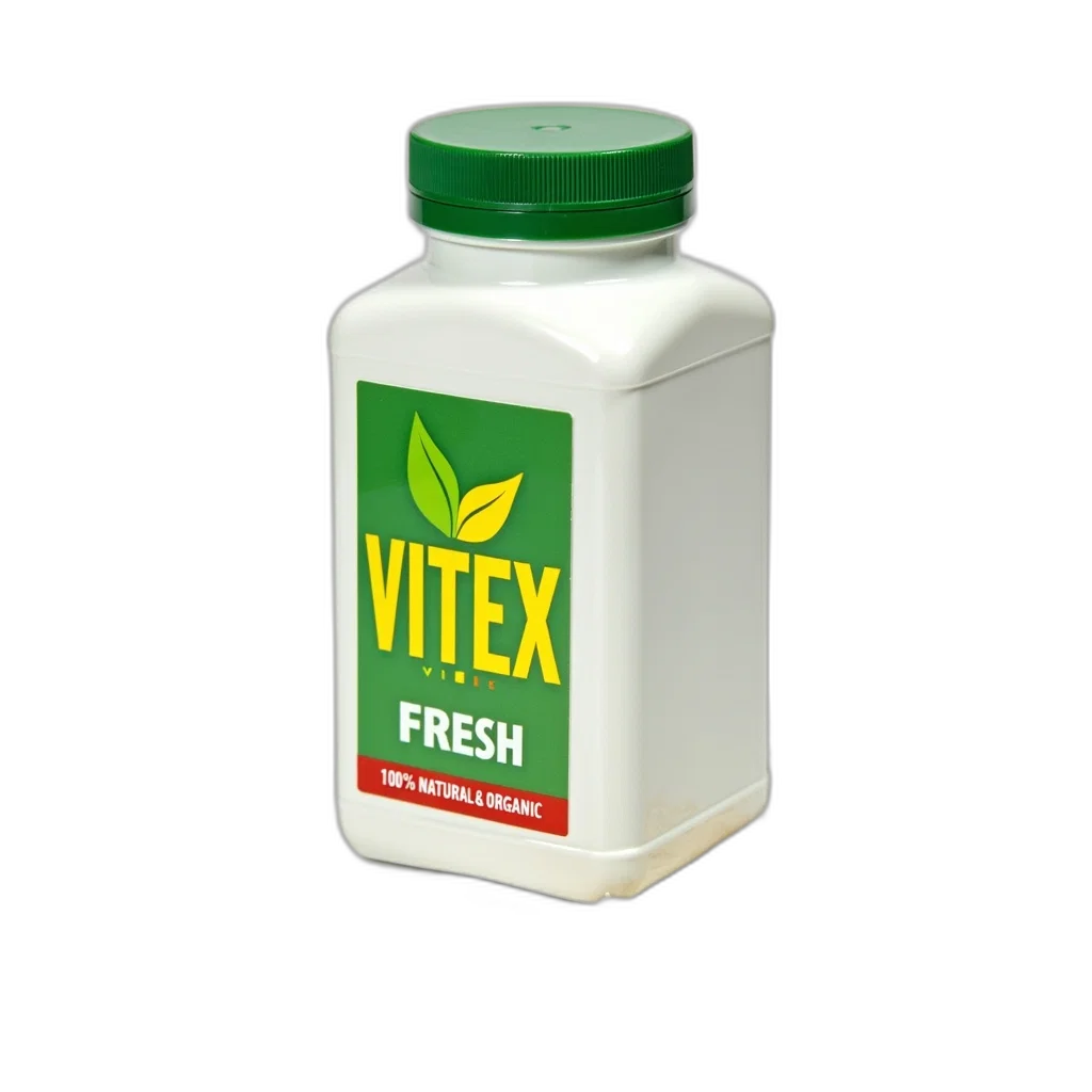 bottle, food, white, green, cap, filled, powder, label transparent PNG cut-out