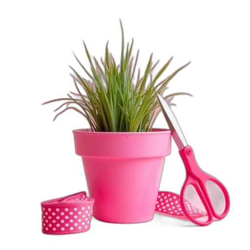 staff, 3d render, neon, pink transparent PNG cut-out