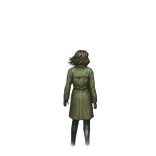 dress, staff, jacket, robot, concept art, 3d render, pixel art, fantasy art transparent PNG cut-out