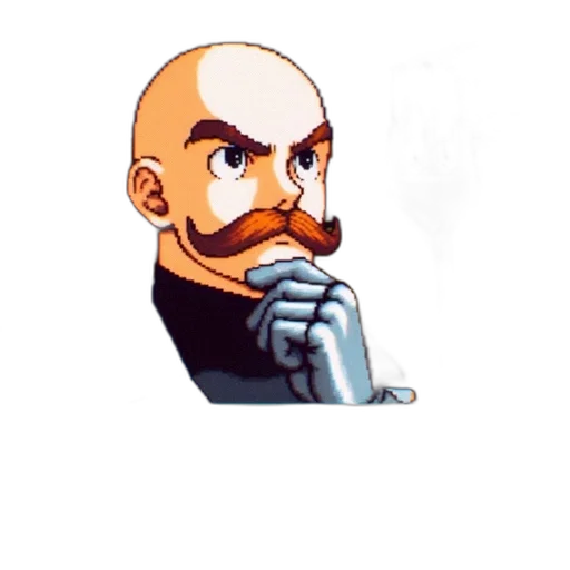 staff, face, mask, robot, pixel art, concept art, comic book art, cartoon transparent PNG cut-out