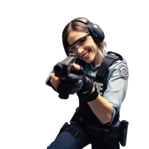 weapon, staff, face, jacket, concept art, photorealistic, 3d render, pixel art transparent PNG cut-out