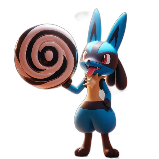 staff, weapon, food, animal, concept art, 3d render, blue, animated transparent PNG cut-out
