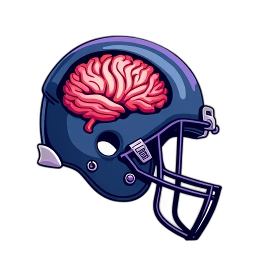 crown, hat, detailed, illustration, football, helmet, red, white transparent PNG cut-out