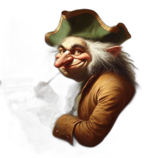 mask, face, hat, staff, concept art, fantasy art, photorealistic, 3d render transparent PNG cut-out