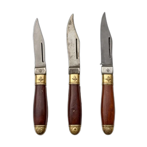 weapon, staff, sword, 3d render, earth tones, collection, three, vintage transparent PNG cut-out