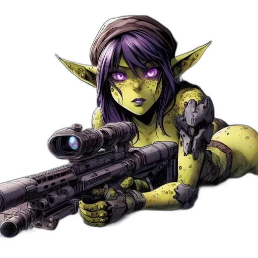 weapon, staff, concept art, fantasy art, pixel art, cyberpunk, elven-like, figure transparent PNG cut-out