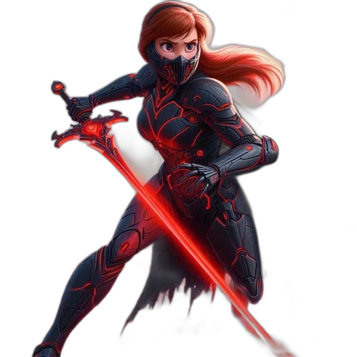 weapon, sword, staff, concept art, fantasy art, comic book art, anime, red transparent PNG cut-out