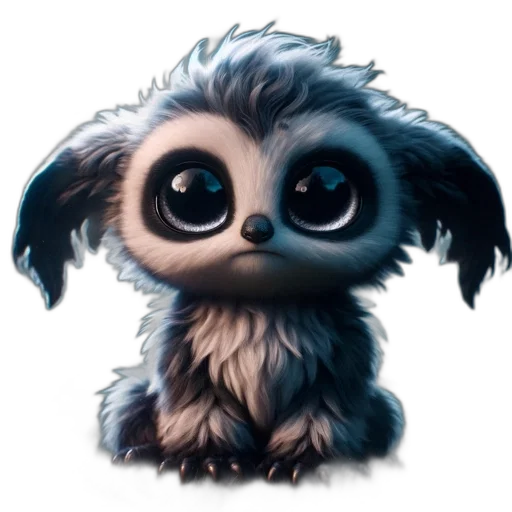 animal, creature, staff, dragon, fantasy art, concept art, photorealistic, pixel art transparent PNG cut-out