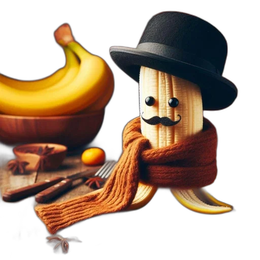 hat, food, furniture, animal, concept art, pixel art, 3d render, photorealistic transparent PNG cut-out