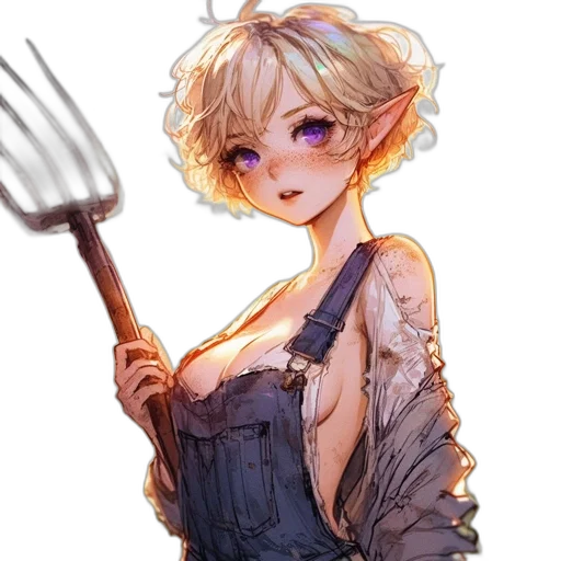 staff, food, weapon, sword, fantasy art, pixel art, concept art, watercolor transparent PNG cut-out