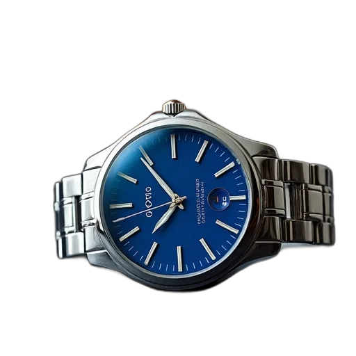 jewelry, blue, close-up, image, luxury, watch, dial, silver transparent PNG cut-out