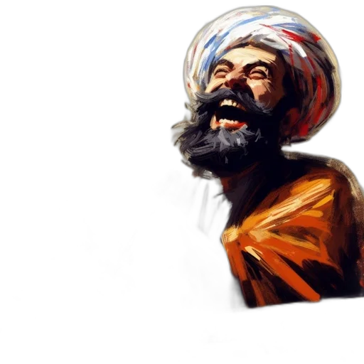 face, hat, mask, oil painting, photorealistic, watercolor, concept art, man transparent PNG cut-out