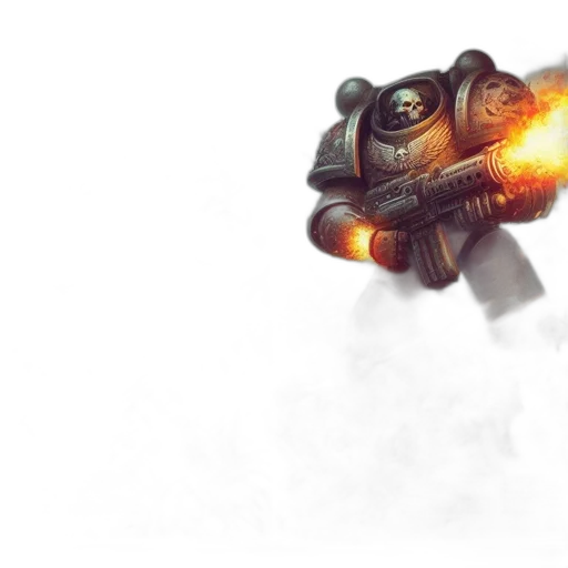 weapon, robot, concept art, fantasy art, 3d render, comic book art, outer space, two transparent PNG cut-out