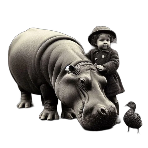 animal, creature, photorealistic, concept art, 3d render, fantasy art, young, child transparent PNG cut-out