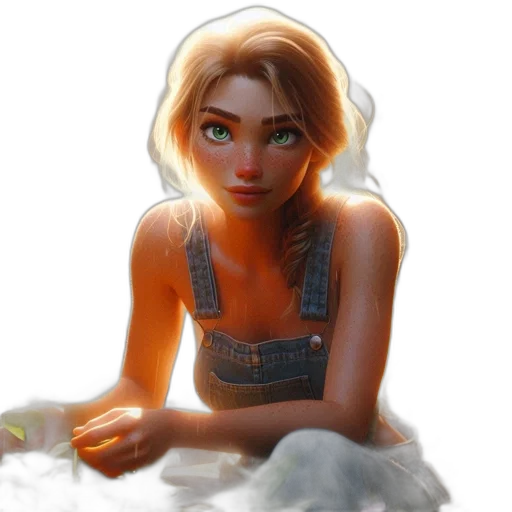 dress, face, jewelry, concept art, fantasy art, photorealistic, pixel art, fire transparent PNG cut-out