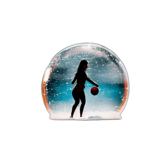 3d render, photorealistic, outer space, snow transparent PNG cut-out