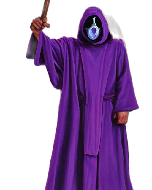 staff, mask, sword, dress transparent PNG cut-out