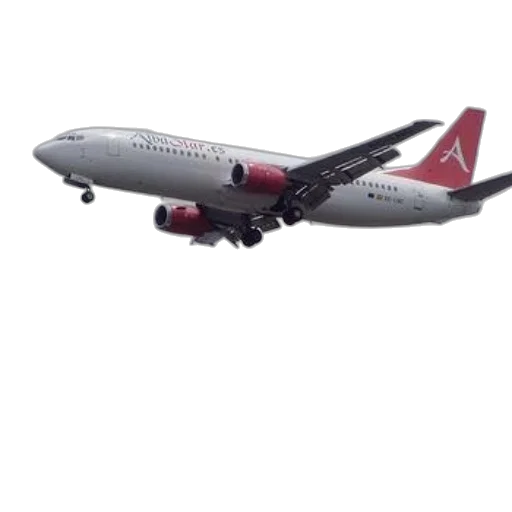 3d render, photorealistic, two, airplanes, one, emirates, side, another transparent PNG cut-out