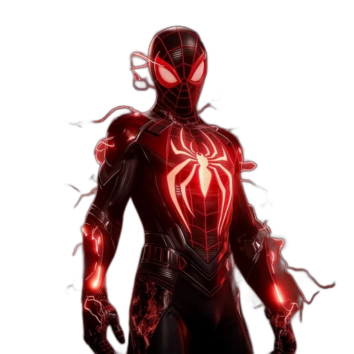 mask, robot, concept art, comic book art, 3d render, cyberpunk, red, individual transparent PNG cut-out