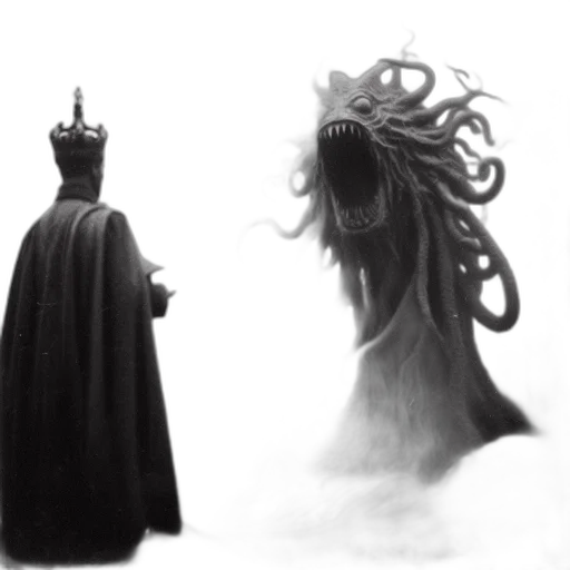 crown, creature, dress, hair, concept art, fantasy art, comic book art, pixel art transparent PNG cut-out