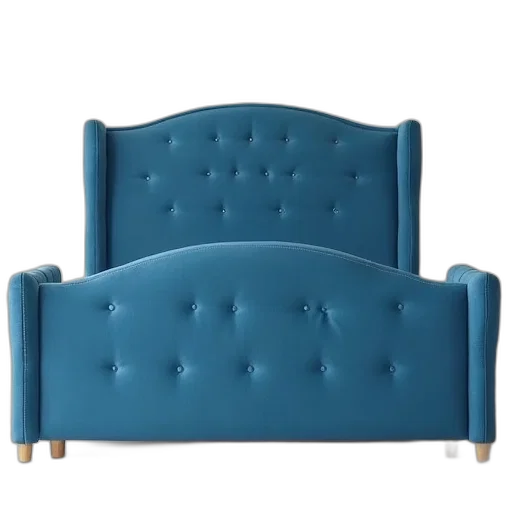 furniture, crown, 3d render, blue transparent PNG cut-out