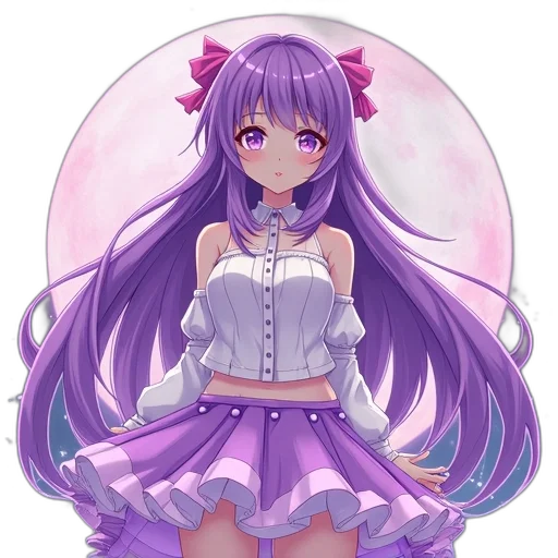 dress, staff, robot, anime, pixel art, fantasy art, 3d render, pastel transparent PNG cut-out